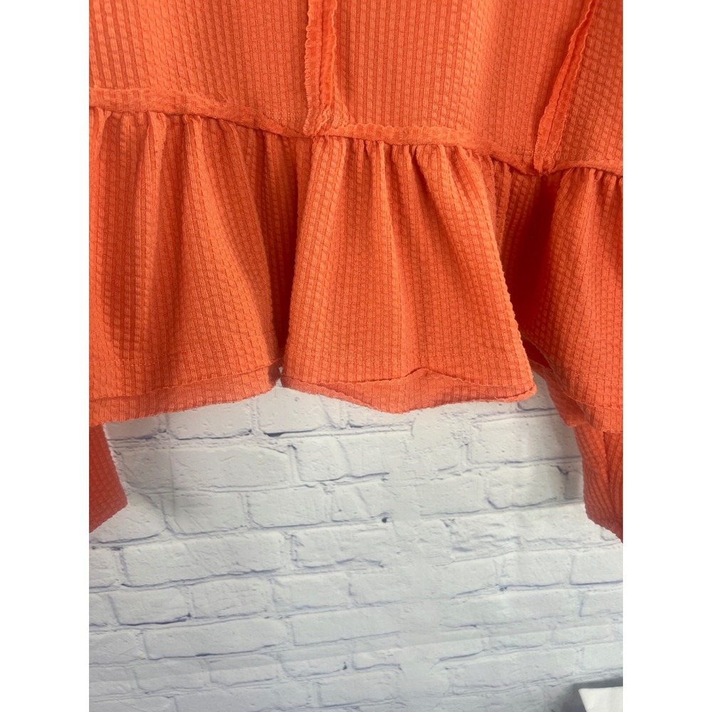 Women's Alter'd state‎ baby doll top color coral/orange size Medium - Picture 7 of 9